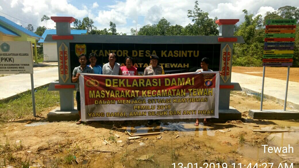 H Gumer Beri Apresiasi Polsek Tewah
