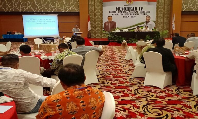 Achyar Terpilih Menjadi Ketua KONI Kotim Periode 2019-2024 Achyar Terpilih Menjadi Ketua KONI Kotim Periode 2019-2024