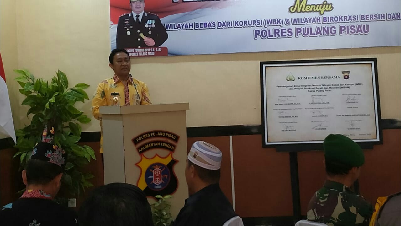 Pemkab Pulpis Dukung  Pencanangan Zona Integritas