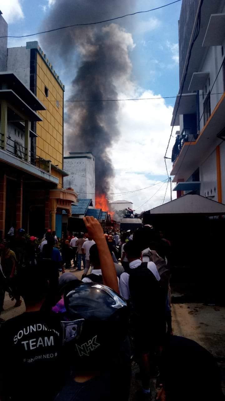 Api Kembali Hanguskan Bangunan di Kereng Pangi