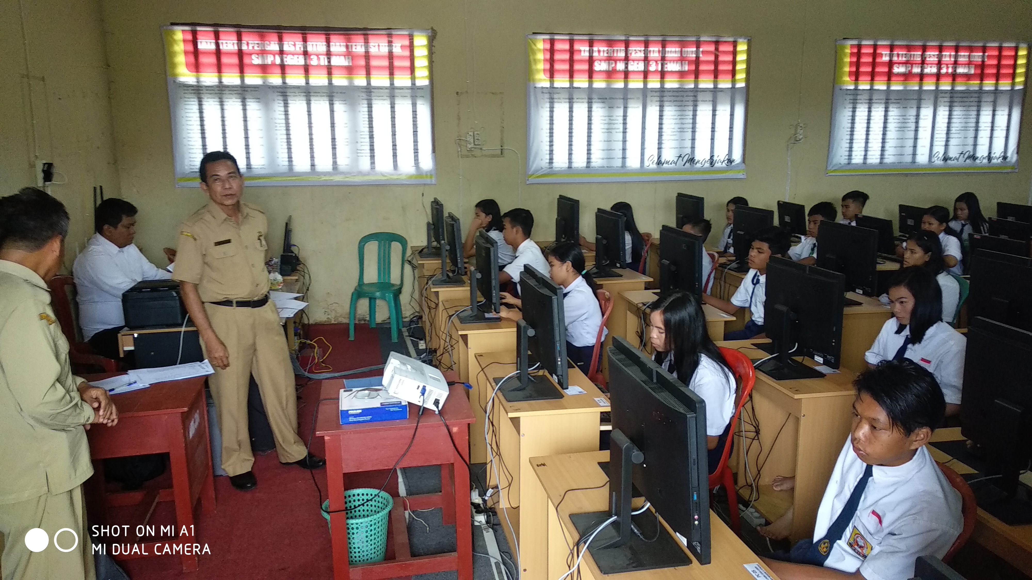 Ini Tujuh SMP yang Gelar USBNBK di Gumas