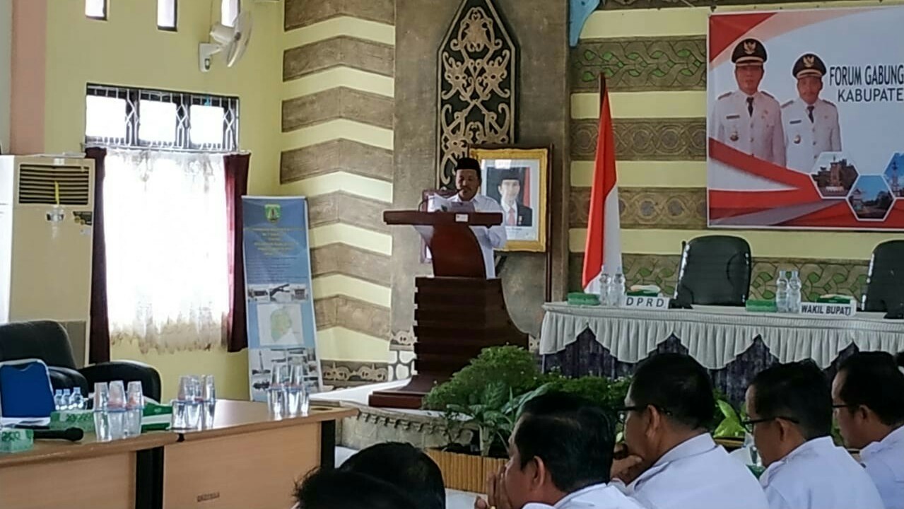 Wabup Bartim Mengharapkan Peran Aktif Camat Untuk Mendukung Pembangunan Wilayah