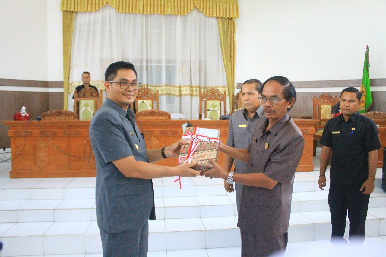 Wabup Serahkan Laporan Pertanggungjawaban Akhir Masa Jabatan, Ini Kata Ketua DPRD Gumas