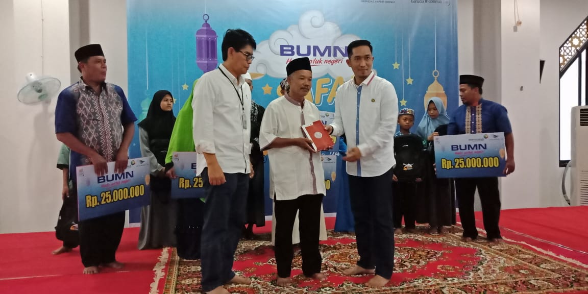 Safari Ramadhan 1440 H, Angkasa Pura II dan Garuda Salurkan Bantuan Rp.230 Juta