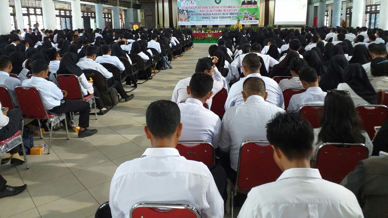 586 CPNS Terima SK 1 April Mulai Masuk Kerja