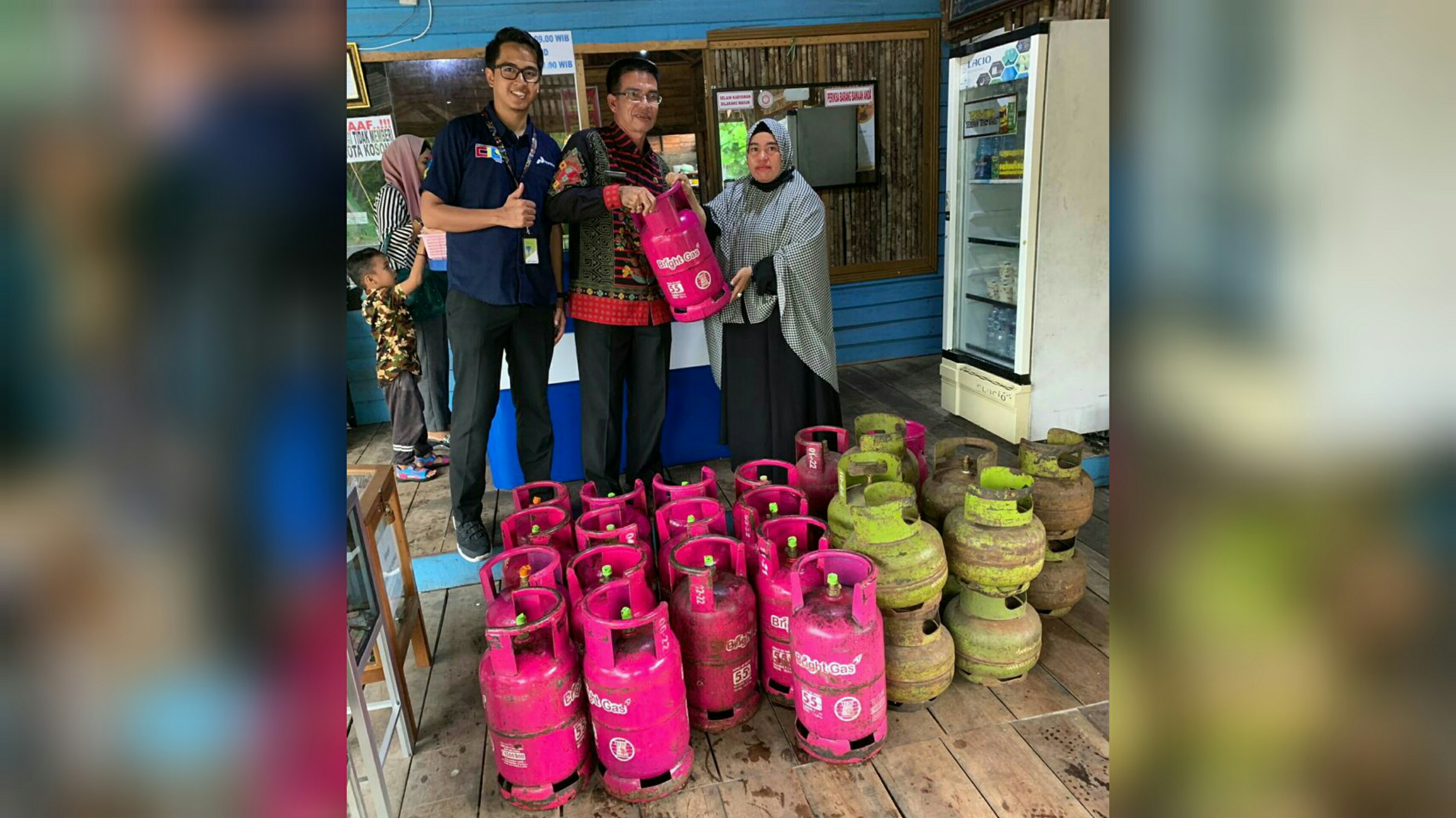 Disperindag dan Pertamina Sidak Warung Makan