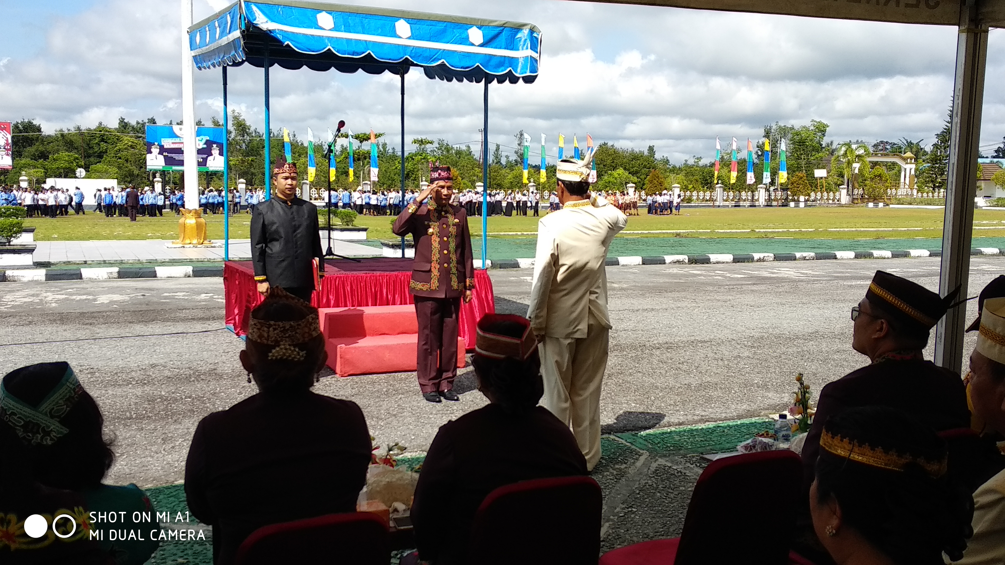 Upacara Peringatan HUT Kalteng ke 62 Tahun di Gumas Berjalan Khidmat