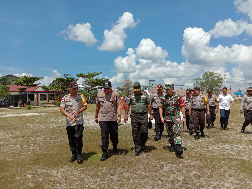 Kapolda Kalteng dan Pangdam Cek Kesiapan Pengamanan Kunjungan Presiden ke Katingan