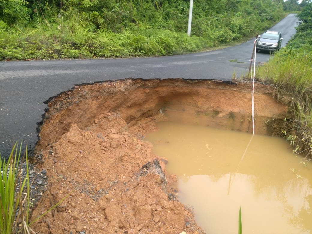 Akses Penghubung Tewah – Tumbang Miri Longsor, Ini Respon Wakil Rakyat Gumas