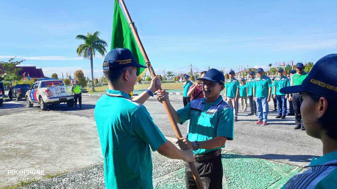 Ini Pesan Bupati Gumas Sesaat Lepas Kontingennya Ikuti Festival Budaya Isen Mulang