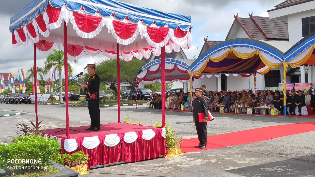 Wakili Gubenur, Jaya S. Monong Jadi Inspektur Upacara HUT Gumas ke-17 Wakili Gubenur, Jaya S. Monong Jadi Inspektur Upacara HUT Gumas ke-17