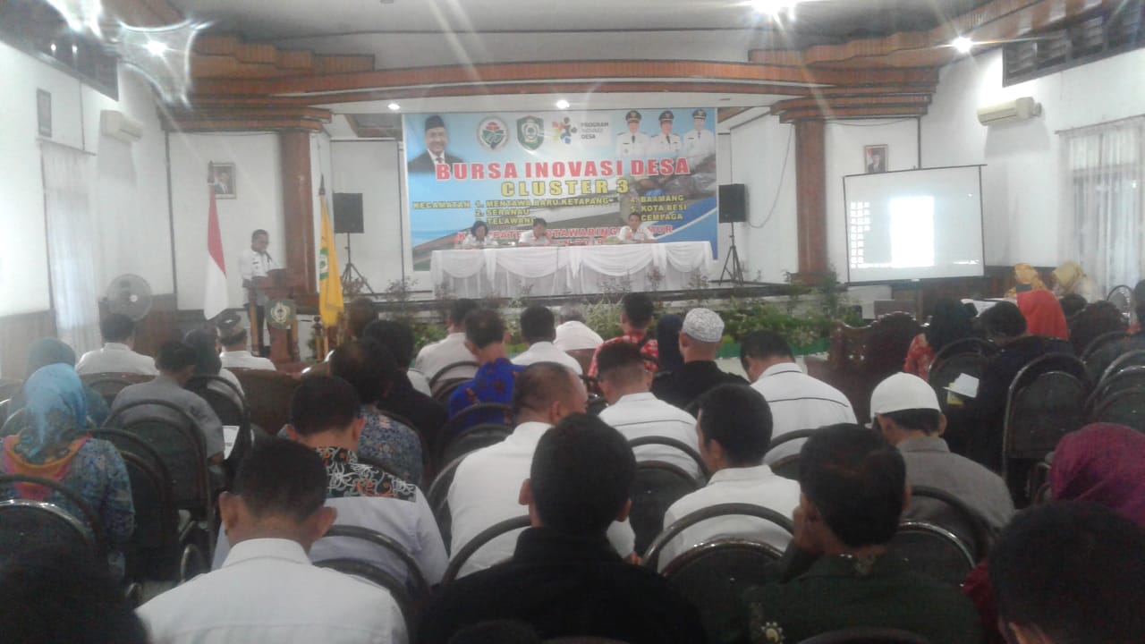 Pembangunan Bursa Inovasi Desa Diikuti Kades Dari Enam Kecamatan