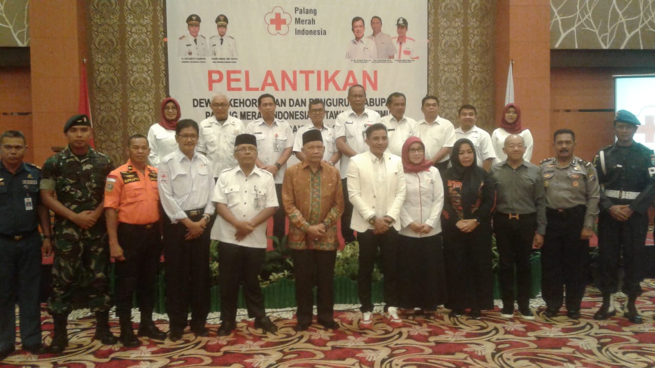 Bupati Kotim Kembali Dilantik Sebagai Ketua PMI Masa Bakti 2019-2024