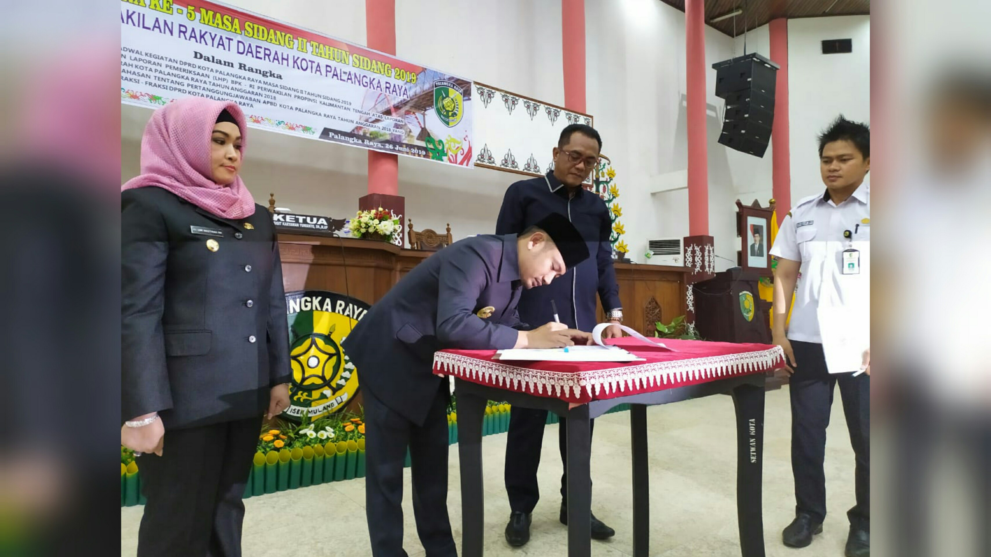 Ketua DPRD Kota Palangka Raya, Sigit K Yunianto,