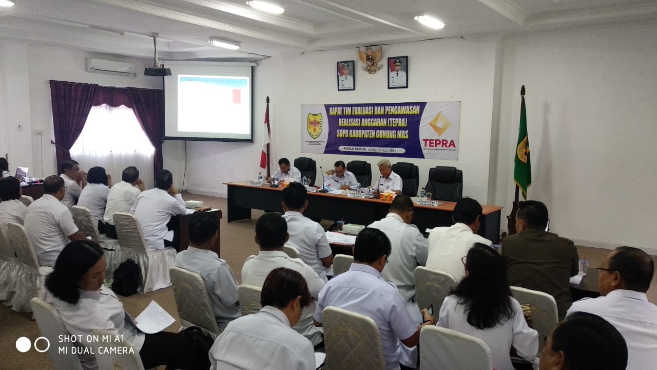 Realisasi Anggaran Pemkab Gumas Capai 40,31 Persen