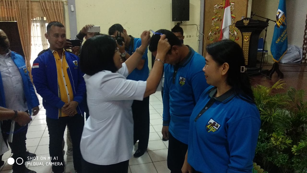 Ini Tantangan Wabup Efrensia Kepada KNPI Gunung Mas