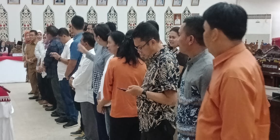 Lusa, Anggota DPRD Palangka Raya Periode 2019 – 2024 Dilantik