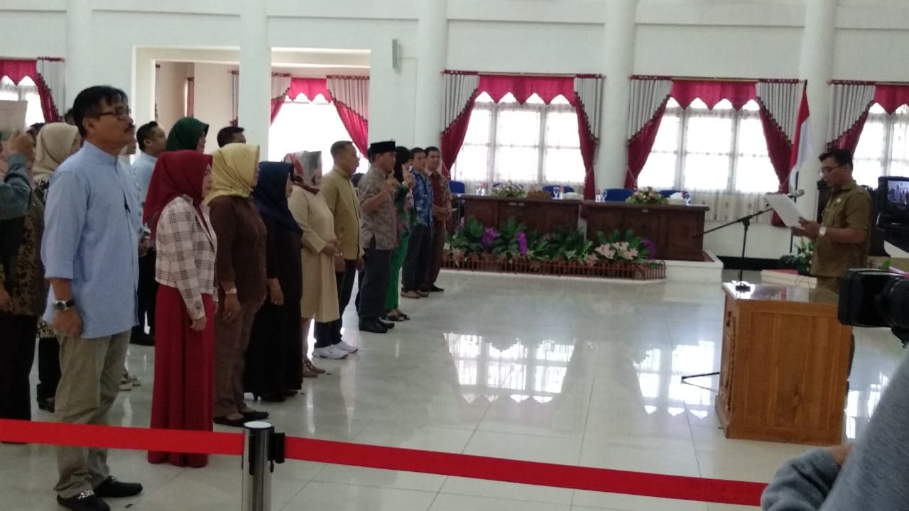 600 Undangan Pelantikan Anggota DPRD Barsel Disebarkan