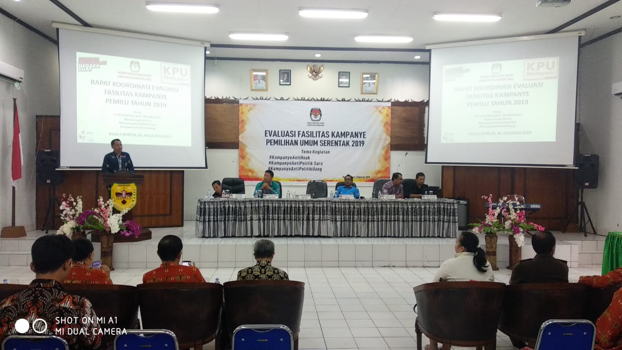 Fasilitasi Kampanye Pemilu Tahun 2019 di Evaluasi