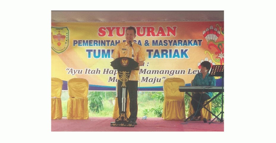 Tumbang Tariak Juara Lomba Desa, Ini Pesan Bupati Gunung Mas