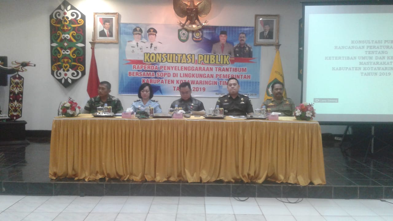 Kotim Belum Punya Perda Trantibum