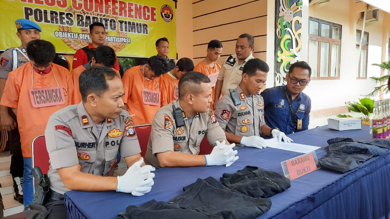 Polres Bartim Sukses Tangkap Lima Pelaku Pencabulan