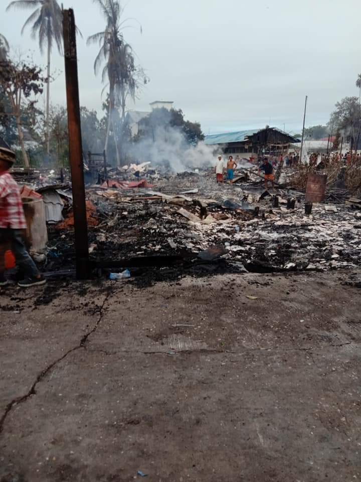 Sebanyak 17 Rumah, Lima Sarang Walet dan Satu SDN di Desa Tarusan Ludes Terbakar 