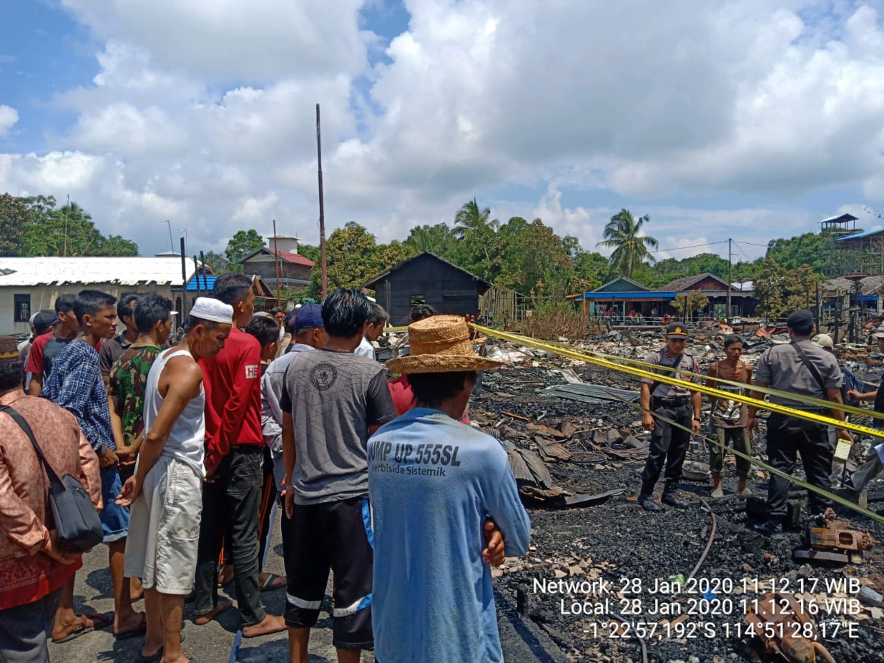 Polisi Masih Selidiki Penyebab Kebakaran di Desa Tarusan
