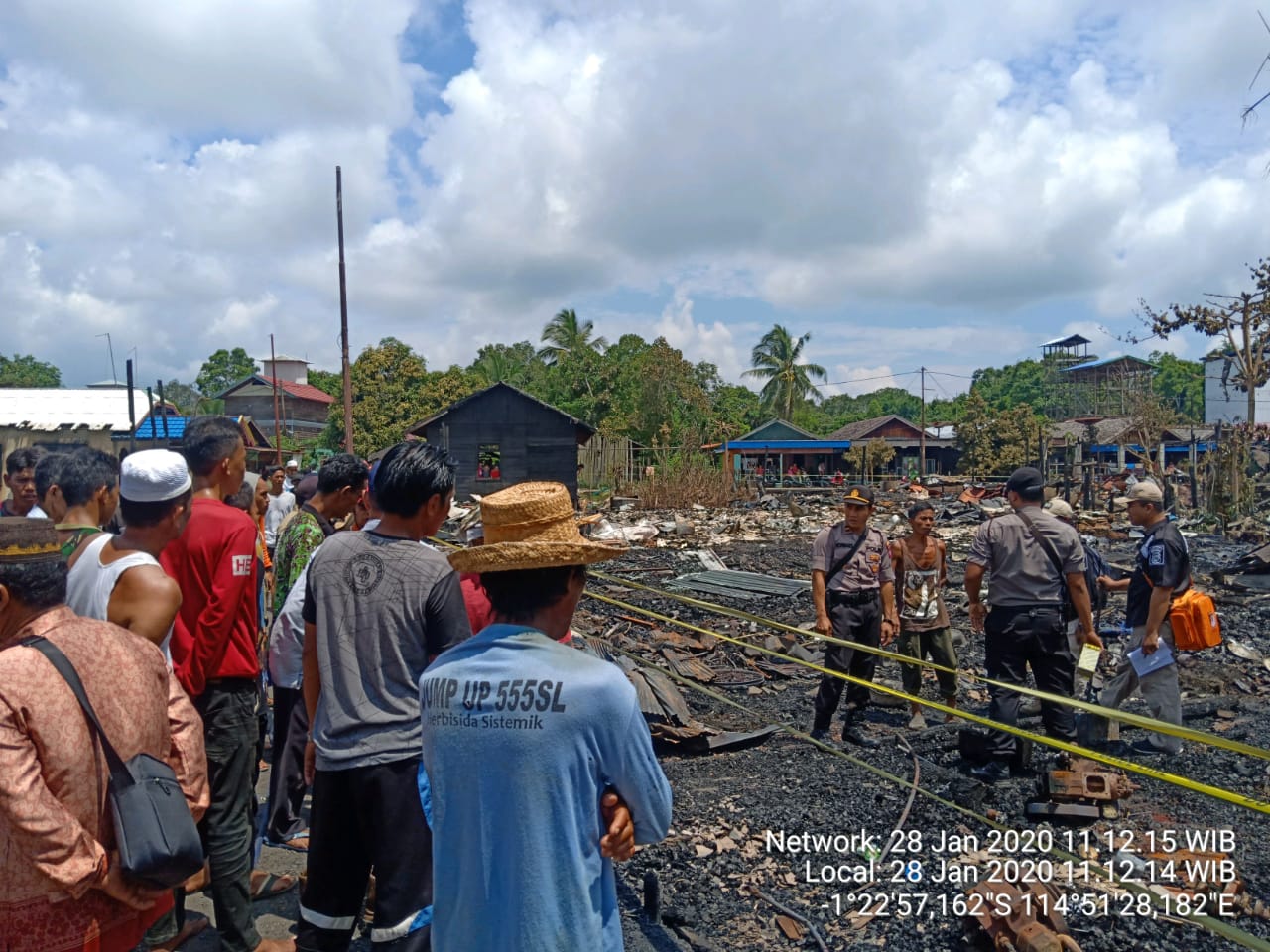 Sebanyak 24 KK Korban Kebakaran Kehilangan Tempat Tinggal