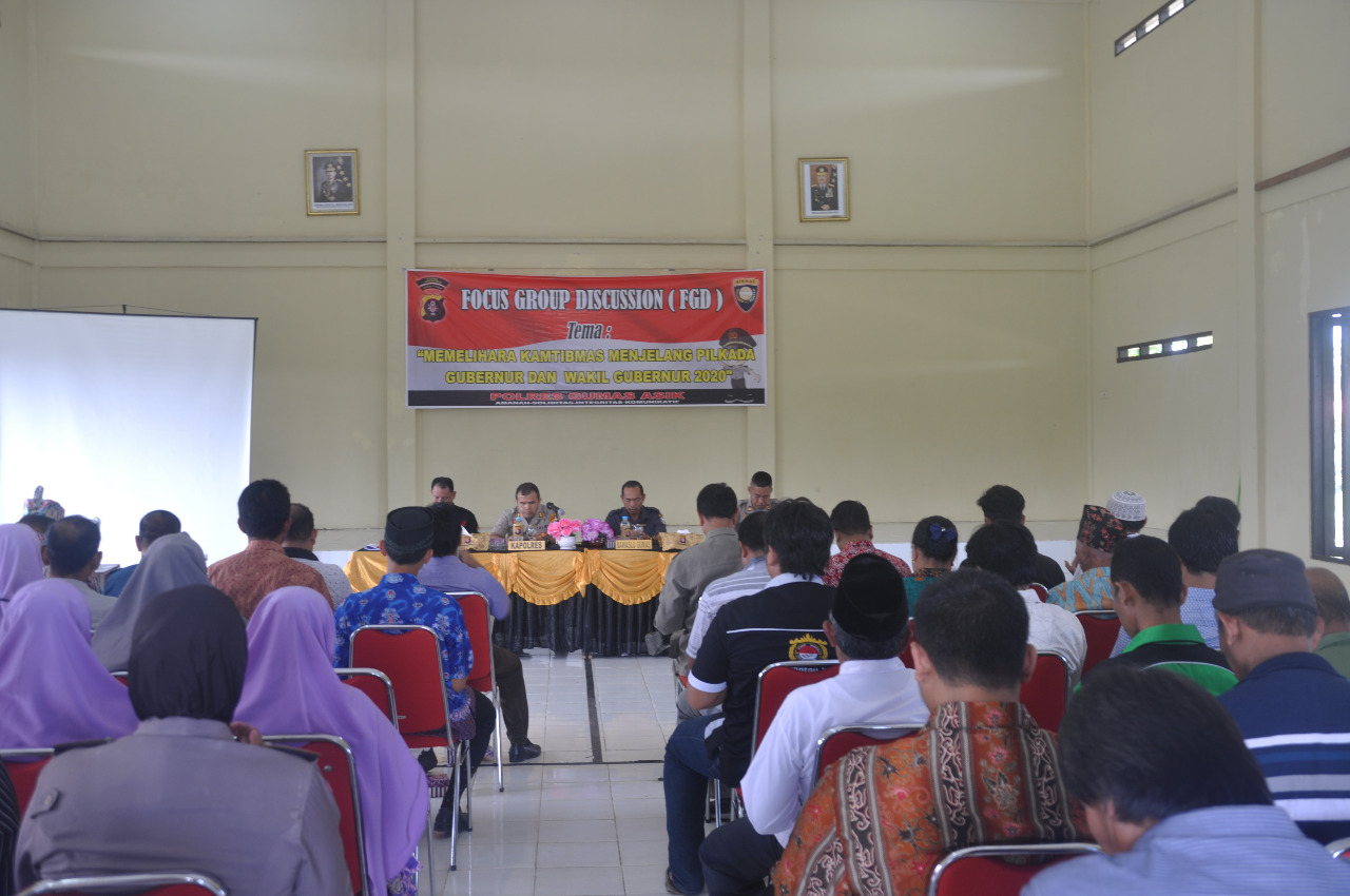 Ini Harapan Kapolres Gumas Saat Berdiskusi dengan Masyarakat
