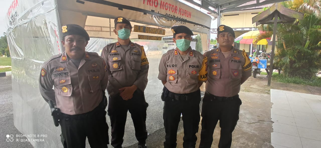 Antisipasi Covid-19, Layanan SKCK Polres Gumas Terpaksa Ditutup