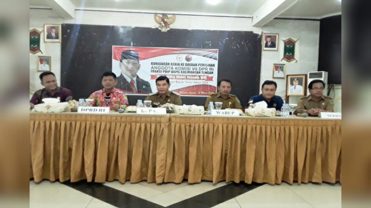 Kunjungi Bartim, Ini Isu yang Dibahas Willy M. Yoseph