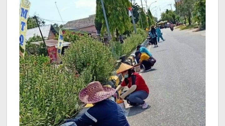 H-8 Jelang MTQ, DPUPR Laksanakan Gotong Royong