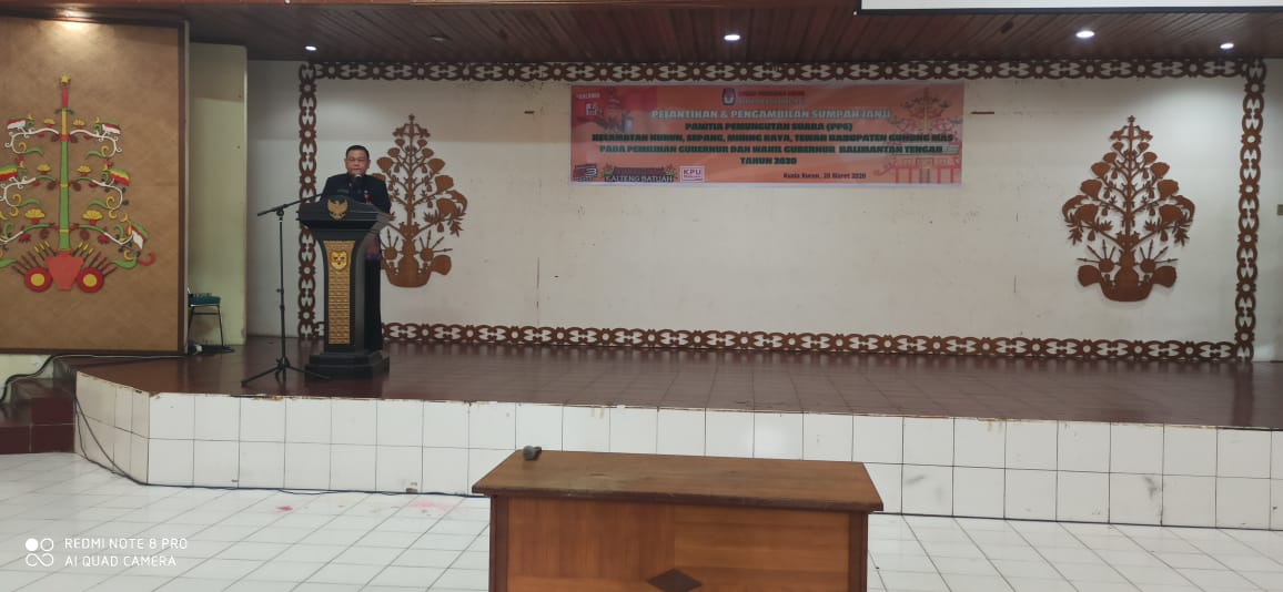 Ini Pesan Sekda Gumas Terhadap Anggota PPS