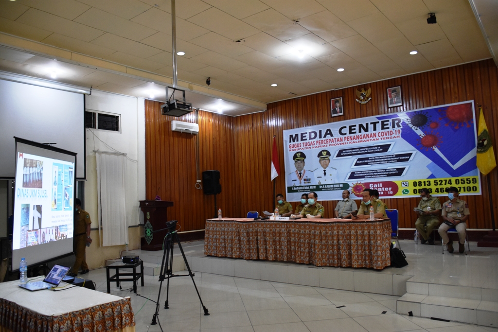 Bupati Kapuas Ikuti Vidcon Bersama Sejumlah Kementerian