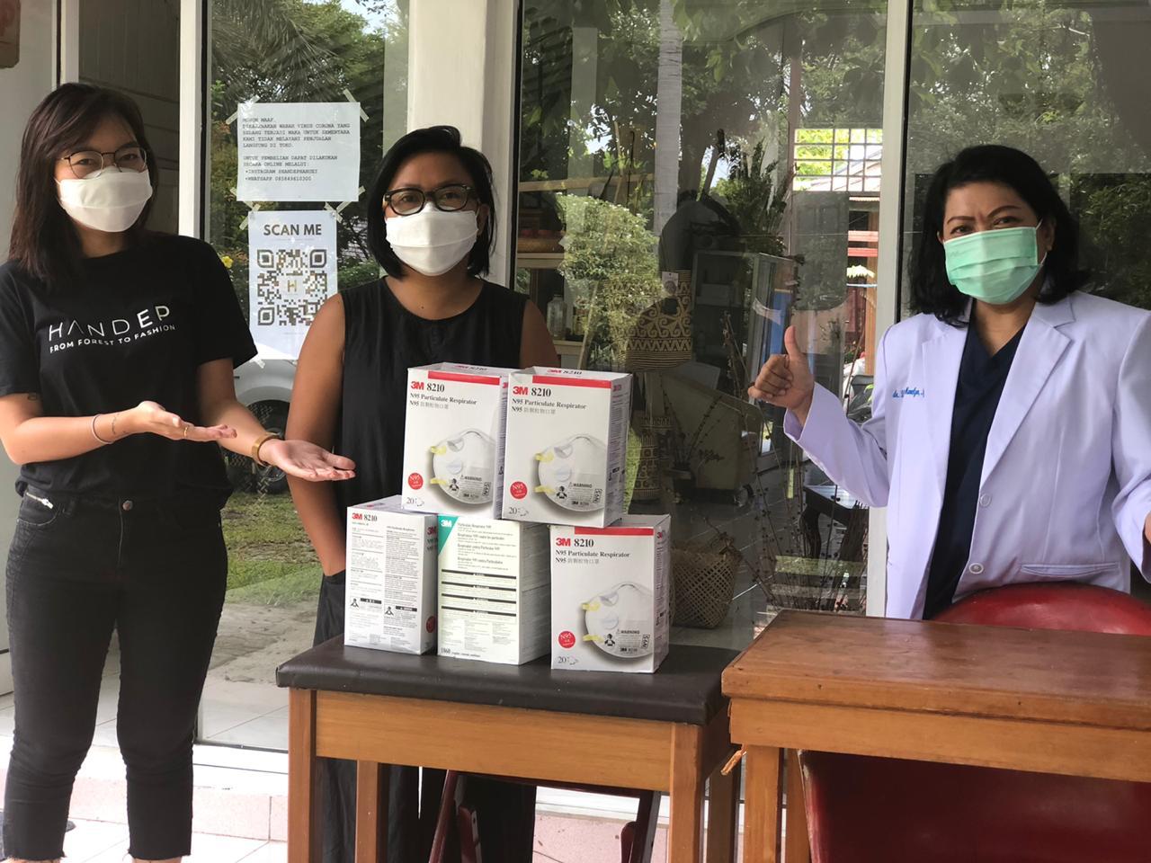 Ini Tujuan Handep Donasikan Masker Kepada Para Dokter