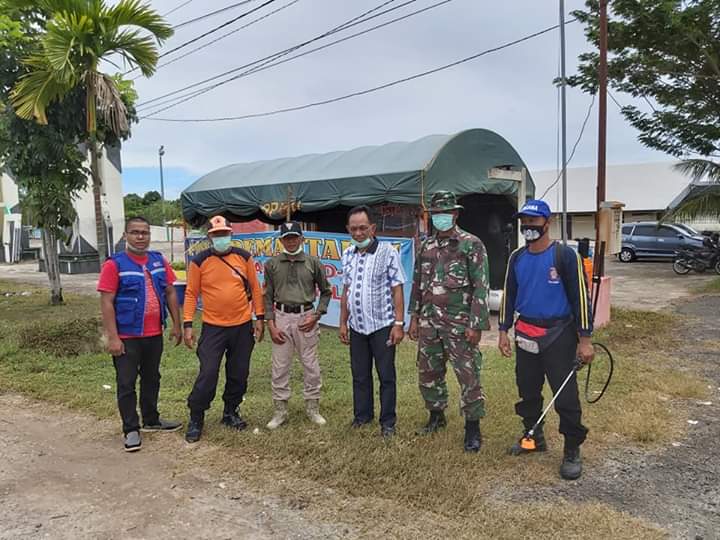 Ini Tujuan H. Alex Sambangi Posko Pencegahan Covid-19