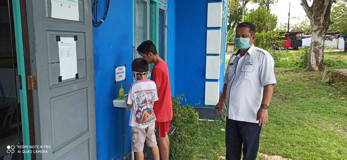 Selama Covid-19, PDAM Tirta Bahalap Kuala Kurun Wajibkan Pengunjung Cuci Tangan