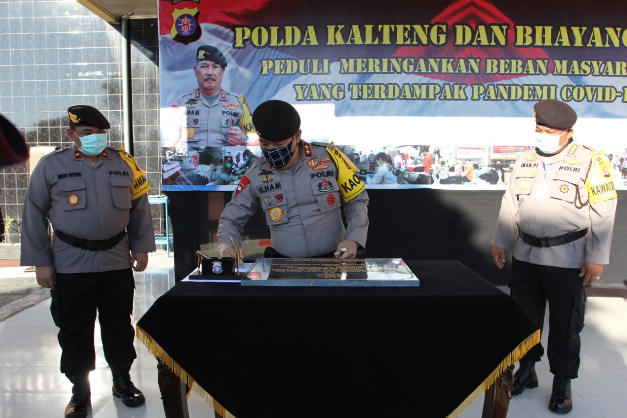 Resmikan Pintu Gerbang, Kapolda Kalteng Beberkan Makna Desainnya