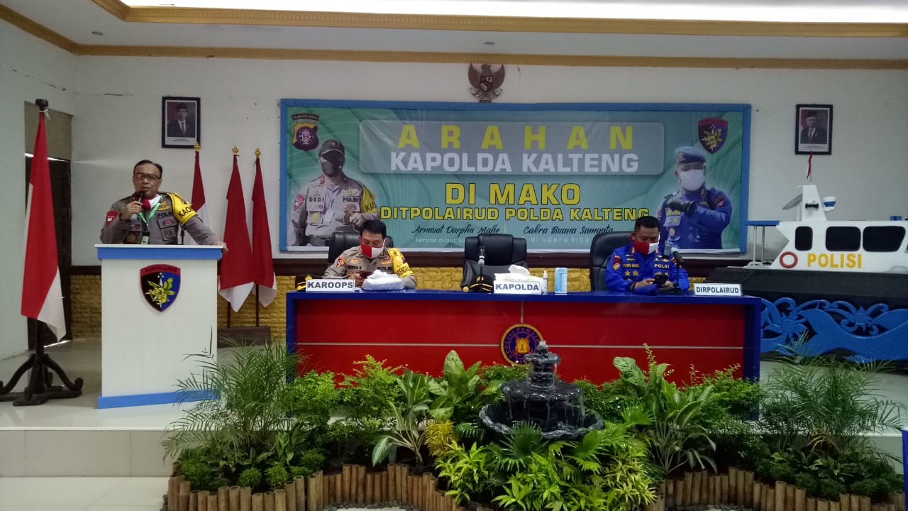 Sambangi Mako Ditpolairud Kotim, Kapolda Dibuat Terkesan