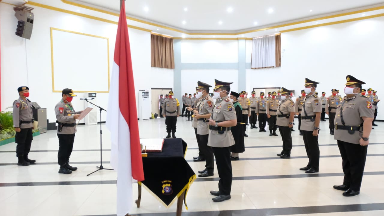 Berikut Tiga Kapolres yang Dilantik Kapolda Kalteng Hari Ini