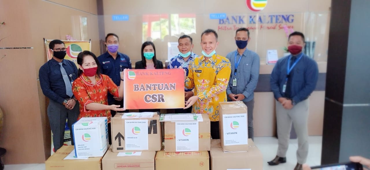Ini Bentuk Dukungan Bank Kalteng Melawan Covid-19