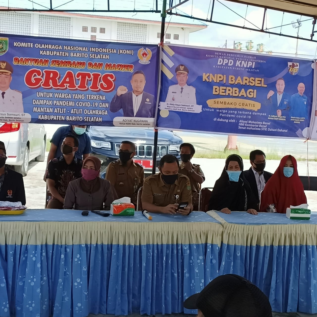 Empat Organisasi Ini Bagikan Sembako
