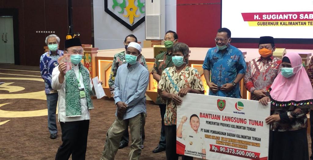Pemprov Kalteng Gelontorkan Rp 90 Miliar untuk Bantu 180 Ribu Warga Terdampak Covid-19