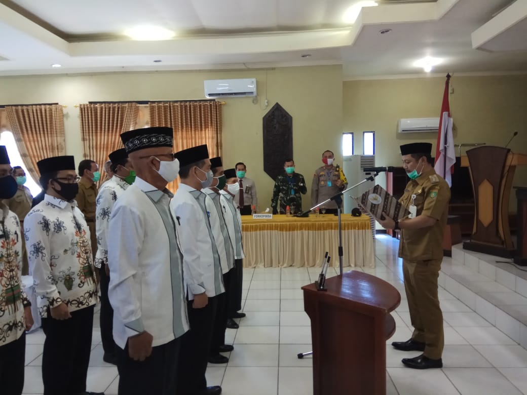 Pengurus BAZNAS Barsel Periode 2020-2025 Dilantik