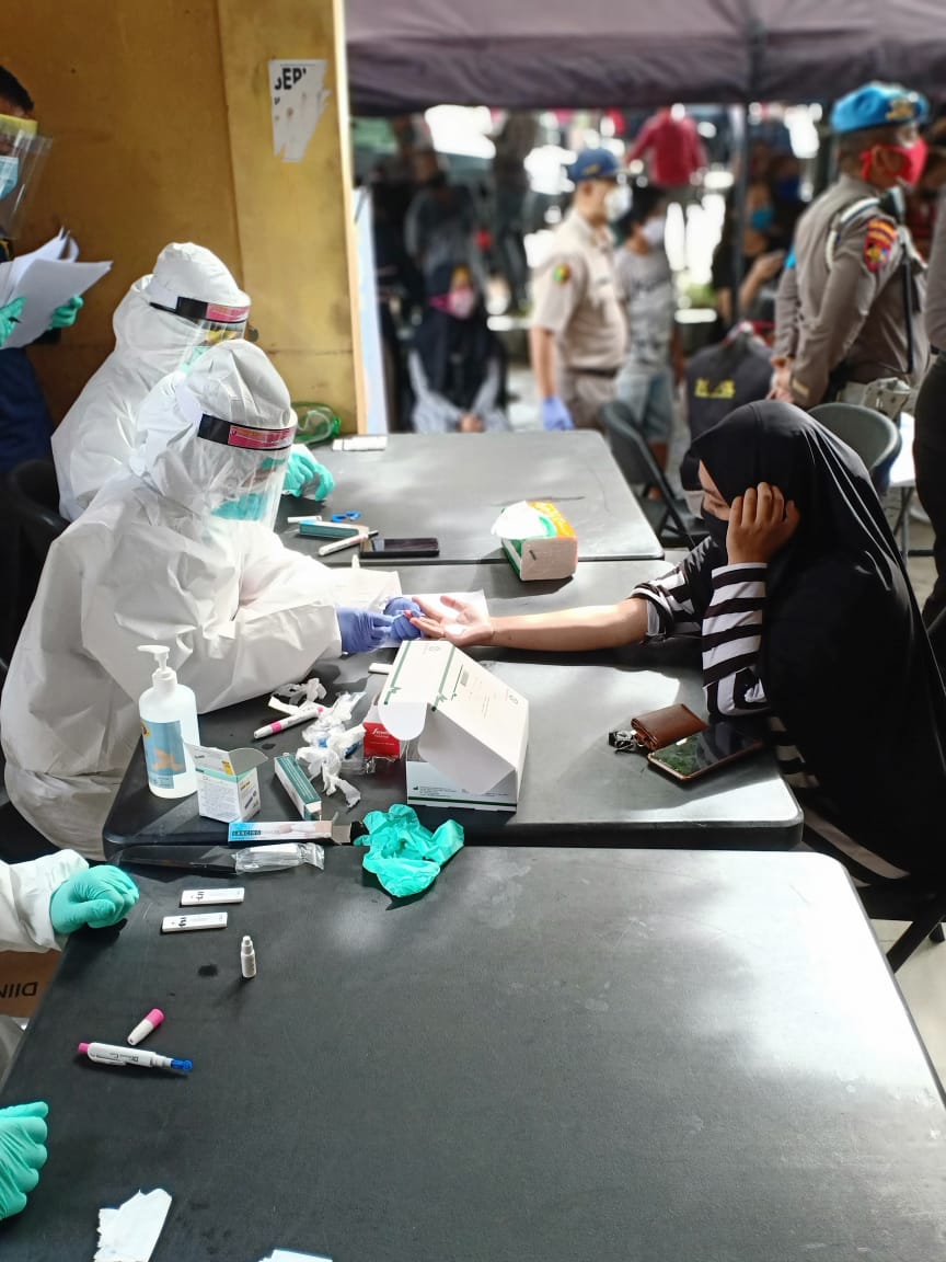 Berikut Hasil Rapid Test Massal di Pasar Kahayan