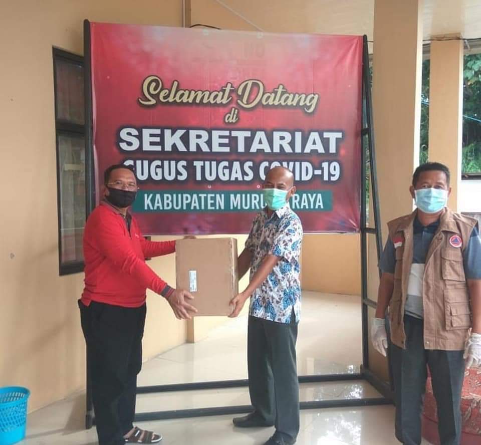 Murung Raya Terima Bantuan 20 Ribu Masker