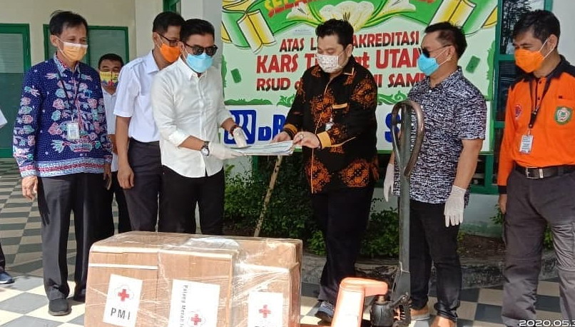 PMI Kotim Serahkan Bantuan Ventilator PMI Kotim Serahkan Bantuan Ventilator