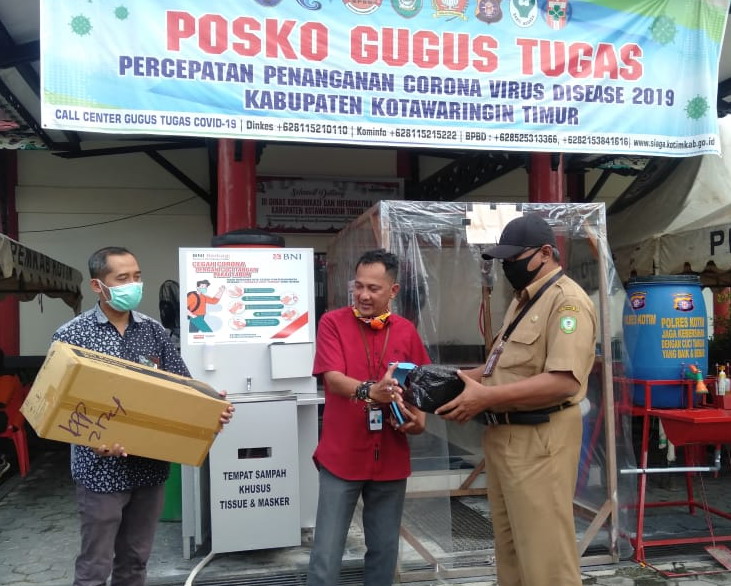 Gugus Tugas Terima Bantuan APD dan Alat Rapit Test