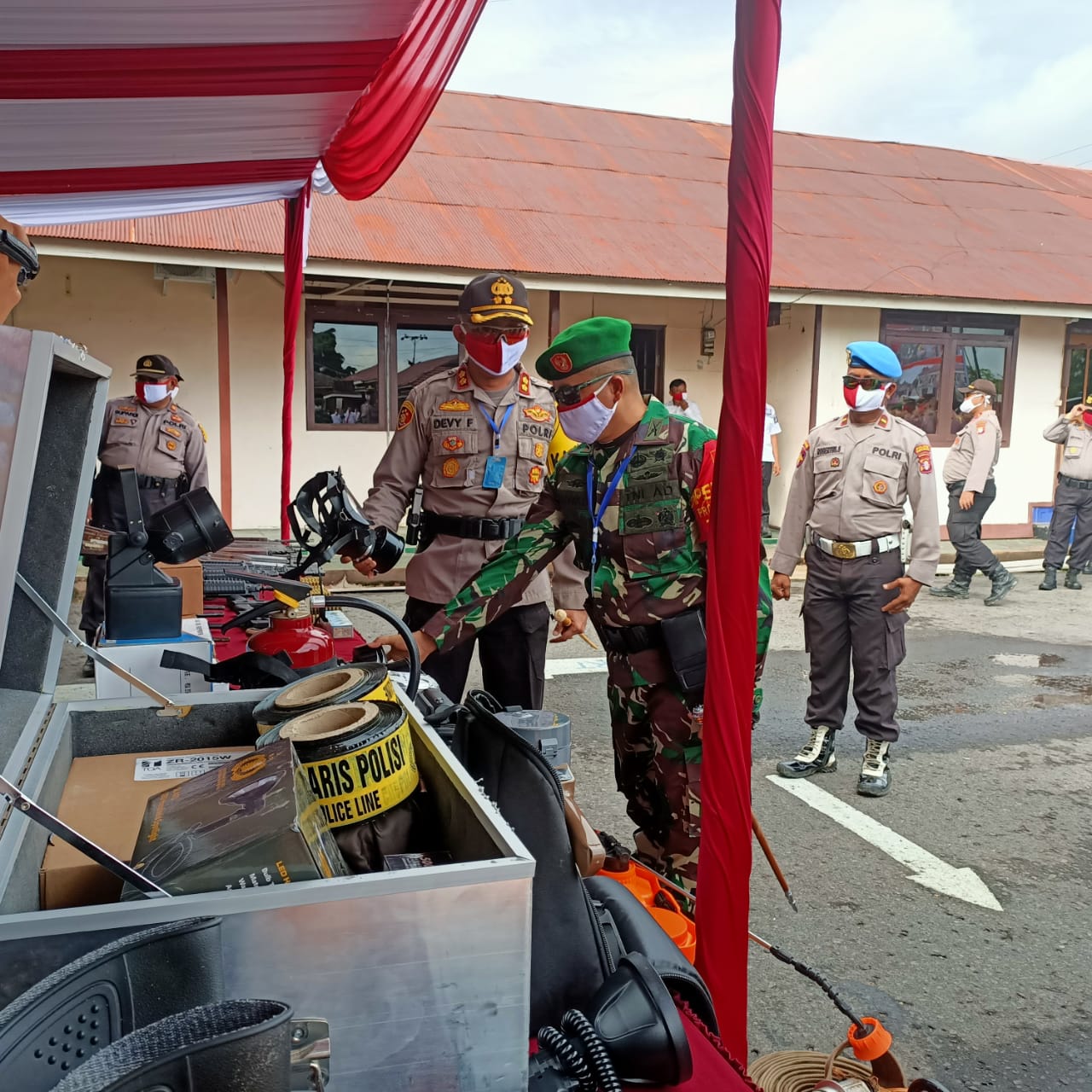 Polri dan TNI di Barsel Siap Antisipasi Karhutla